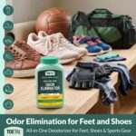 TOEtal Foot Powder for Smelly Feet, Shoe Odor Eliminator, Talc Free (4 Oz) - Image 5